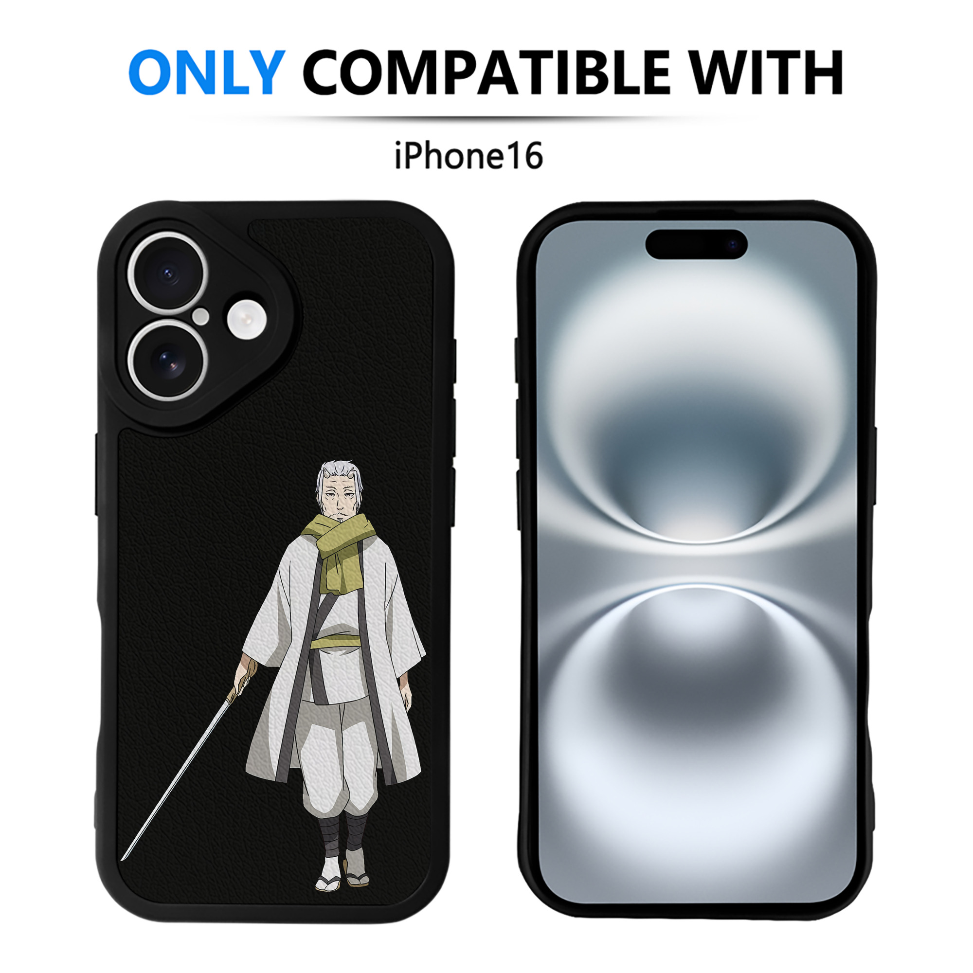 （画像用） 転スラ Regarding Reincarnated to Slime 【iPhone 16シリーズ対応】シリコンスマホケース（レザー調） 材質：シリコン